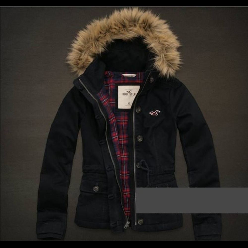 NWT Hollister HCO classic outerwear Parker jacket